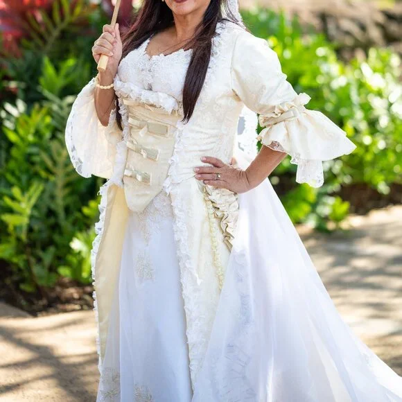 Burleska Marie Antoinette Costume Medieval Victorian lolita Wedding dress - Picture 4 of 16